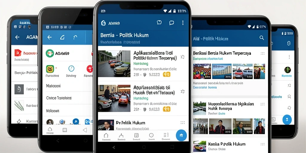 Tampilan antarmuka minimalis AGAM69 untuk berita politik hukum.