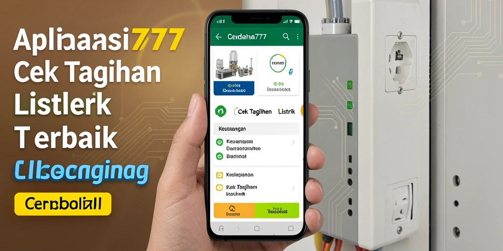 Tampilan antarmuka CENDANA777 untuk cek tagihan listrik yang efisien.