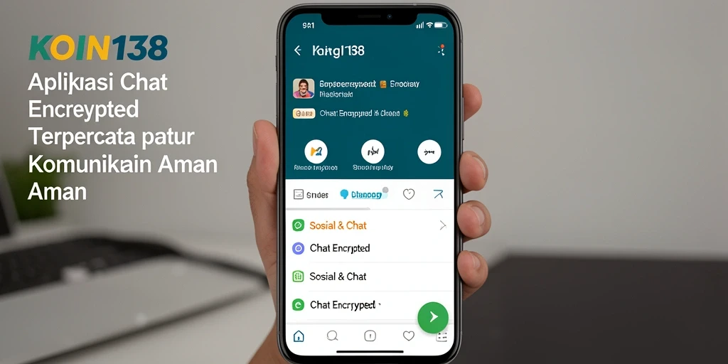 Tampilan antarmuka KOIN138 yang user-friendly untuk komunikasi aman.