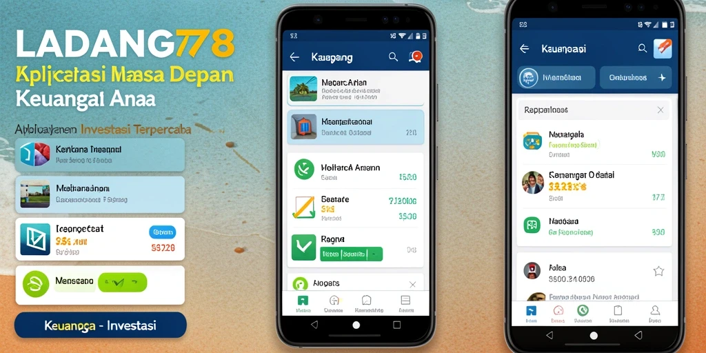 Tampilan antarmuka <strong>LADANG78</strong> yang modern dan fungsional untuk investasi.