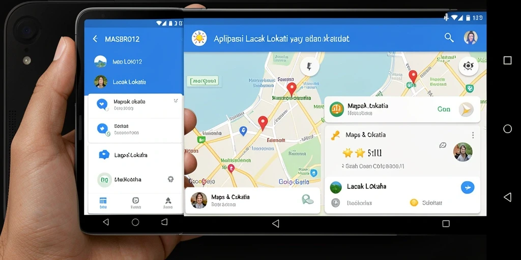 Screenshot utama MASBRO12 menampilkan antarmuka pelacakan lokasi yang intuitif.