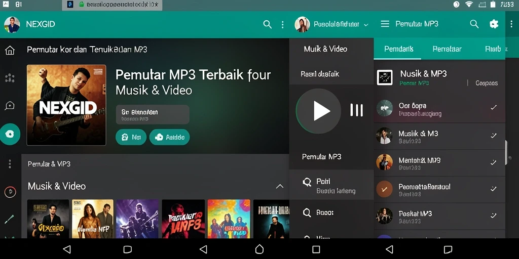 Tampilan antarmuka NEXGID yang modern dan fungsional.